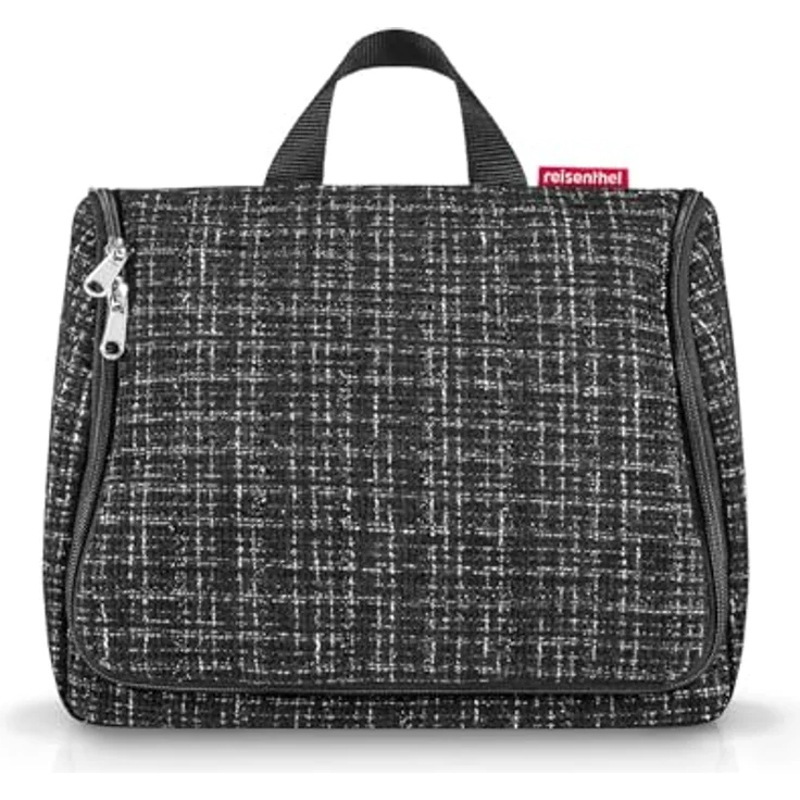 REISENTHEL® Kosmetiktasche toiletbag XL, abwaschbare Beauty Case mit 4L Fassungsvermögen, bouclé black – Bild 2