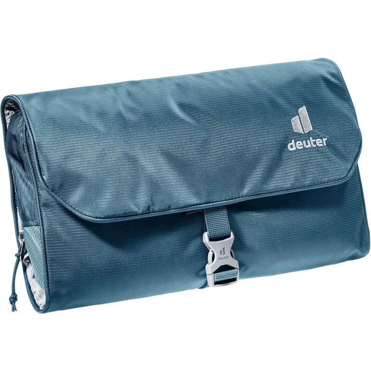 deuter Kulturbeutel Wash Bag II, blaugrau, mit ausreichend Stauraum und praktischer Rollverschluss