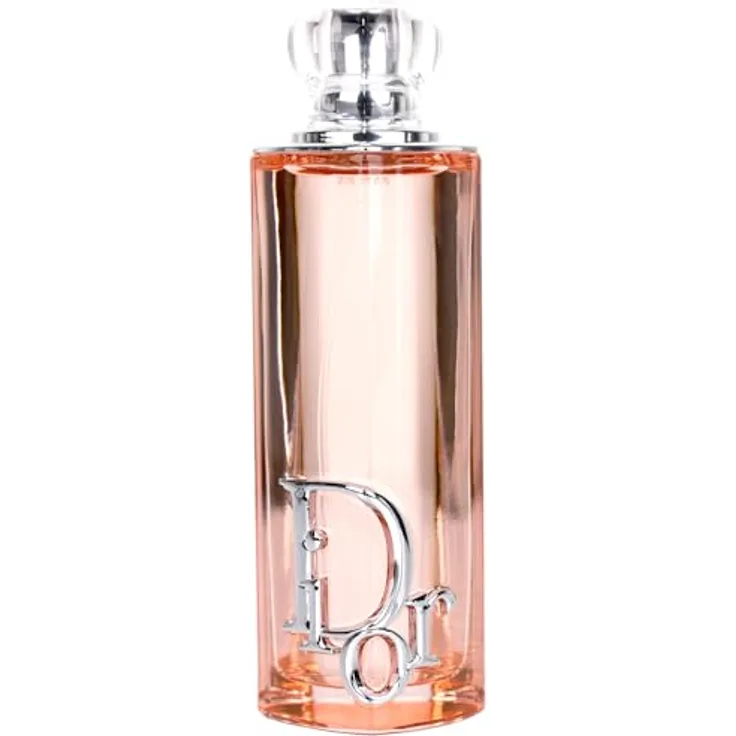 Dior Addict Peachy Glow Eau de Parfum 50 ml, femininer Duft mit Pfirsichnoten und langanhaltender Formel, elegante Flasche in Pfirsichfarbe
