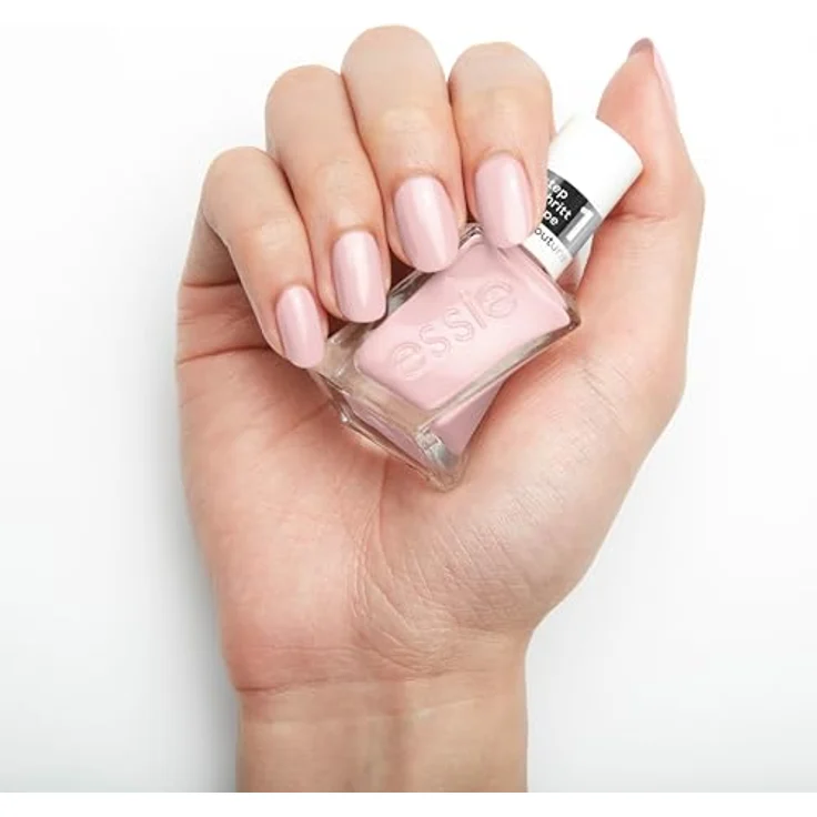 essie langanhaltender Nagellack mit glänzendem Finish, Maniküre ohne UV-Licht, Gel Couture, Farbe: Nr. 484 matter of fiction, Rosa, 1 x 13,5 ml – Bild 3