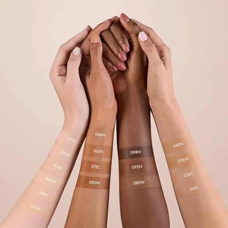 Catrice Nude Drop Tinted Serum Foundation, Nr. 002N, Nude, langanhaltend, mattierend, natürlich, für sensible Haut, vegan, ölfrei, ohne Parfüm, ohne Alkohol, 1er Pack (30ml) – Bild 4