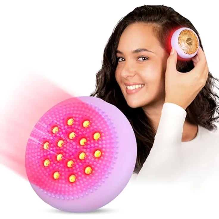 Foreo LUNA 4, Haar-Kopfmassagebürste mit LED-Technologie für Damen, 110 g