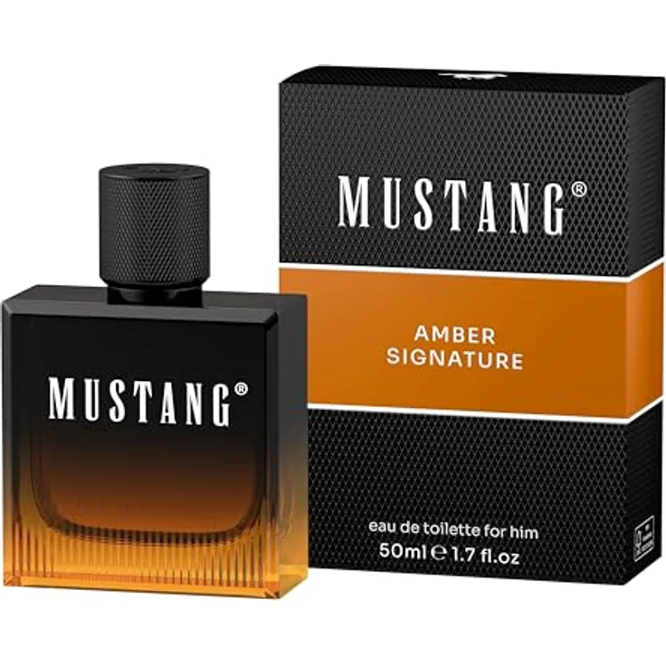 MUSTANG Mustang Signature for him, Herrenparfüm 50ml, orientalisch-aromatisches Eau de Toilette mit Zimt, Ingwer, Kaschmirholz und Amber – Bild 1