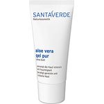Santaverde Aloe Vera Gel pur, leichtes Gesichts- & Körpergel / feuchtigkeitsspendend / ohne Duft / für alle Hauttypen / 100 % vegan / 100 ml