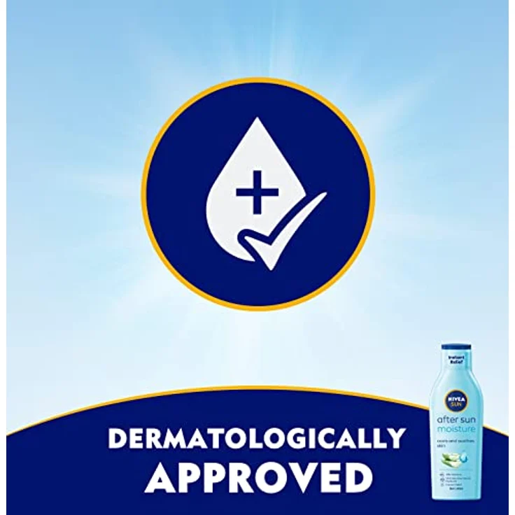 Nivea After Sun Lotion mit Aloe Vera, 200ml feuchtigkeitsspendende After-Sun-Pflege – Bild 5