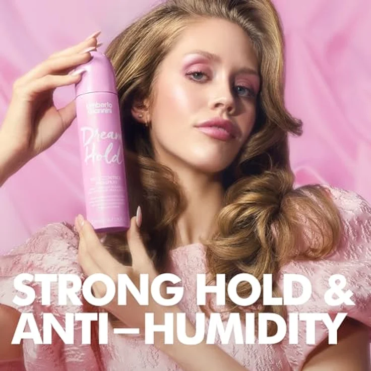 Umberto Giannini Dreamy Waves Frizz Control Hairspray, 200 ml, leichtes Haarspray mit starkem Halt, kontrolliert Frizz, Hitzebeständigkeit bis 210 °C, vegan – Bild 2