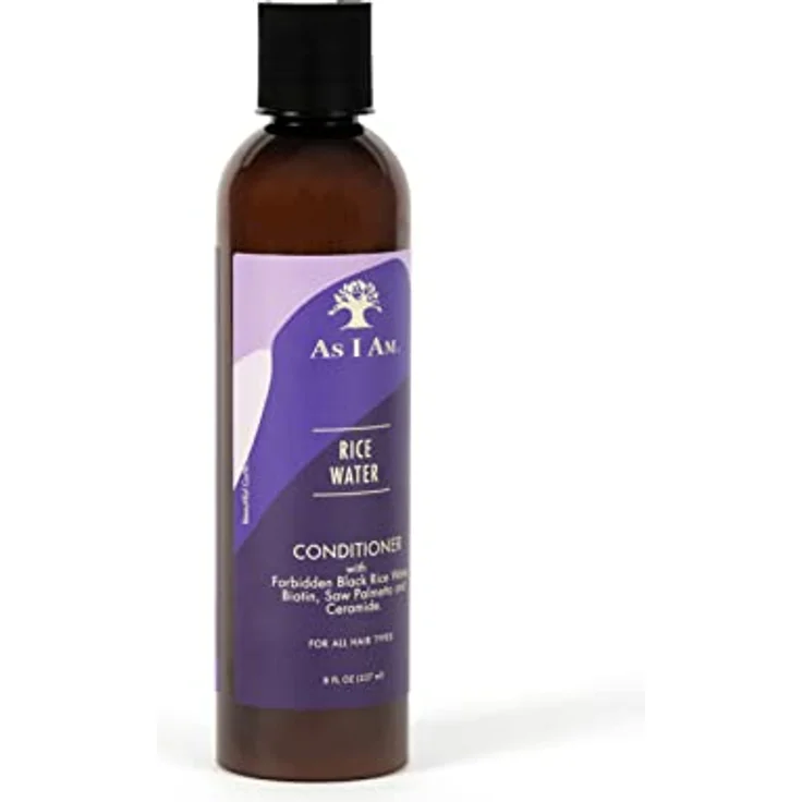 As I Am Reiswasser Conditioner, 237 ml, feuchtigkeitsspendend, stärkend, erleichtert das Kämmen – Bild 5