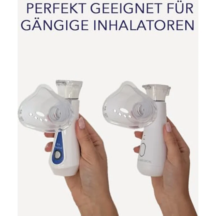 IEA Medical Inhalationsgerät Zubehör Inhalationsmasken Kinder, 3er Set für IEA Medical Inhalator, ergonomische Passform, hygienisch und wiederverwendbar – Bild 7