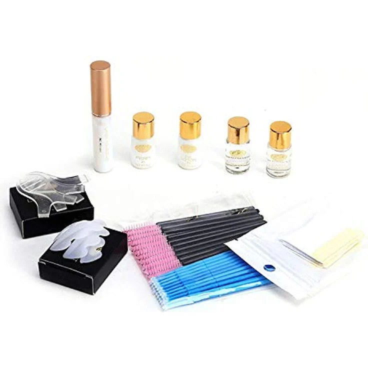 P-Beauty Cosmetic Accessories STARS + COLORS WIMPERNLIFTING SET, 10-teiliges Starter Kit für Wimpernlaminierung/Wimpernwellen, inkl. 5x Augenpads, 10x Wimpernbürstchen, 5x Microbrushes – Bild 4