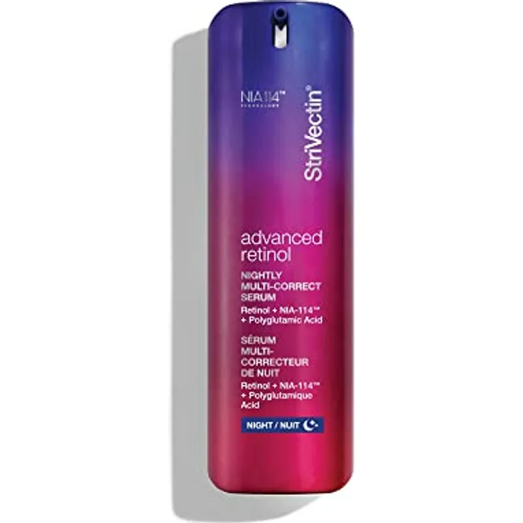 StriVectin Advanced Nächtliches Retinol-Multikorrekturserum (30ml) | Kämpft gegen Zeichen von Hautalterung, Verbessert das Aussehen von feine Linien, Falten, Hautton und Textur