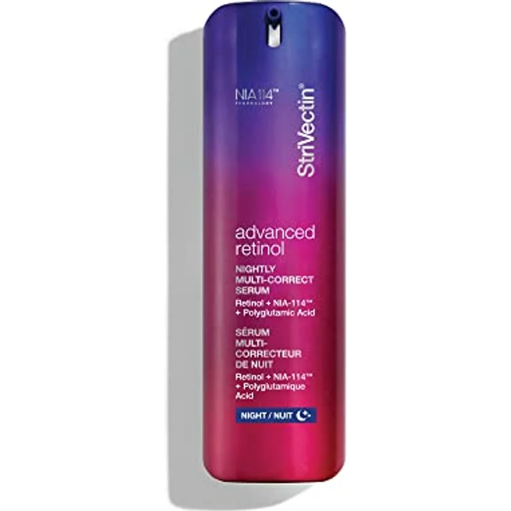StriVectin Advanced Nächtliches Retinol-Multikorrekturserum (30ml) | Kämpft gegen Zeichen von Hautalterung, Verbessert das Aussehen von feine Linien, Falten, Hautton und Textur – Bild 1