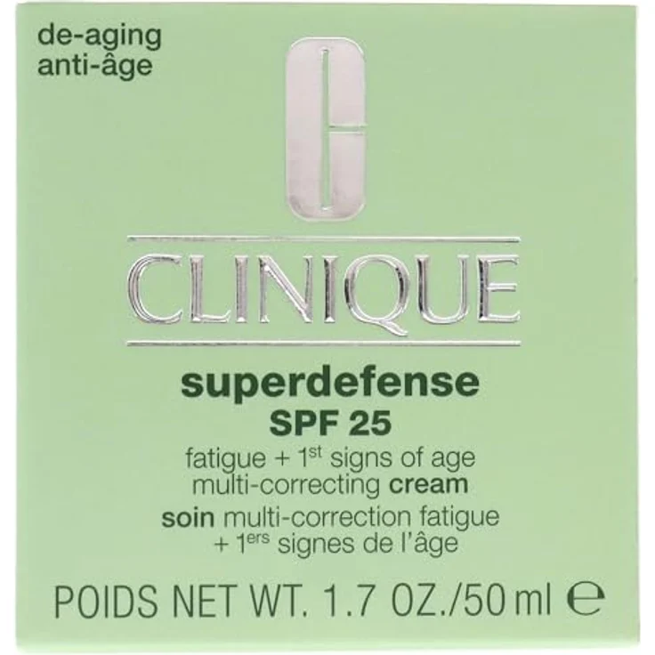 Clinique Superdefense SPF 25 Fatigue 1St Signs Of Age Multi-Correcting Cream Ht 3, 4 50 ml – Bild 5
