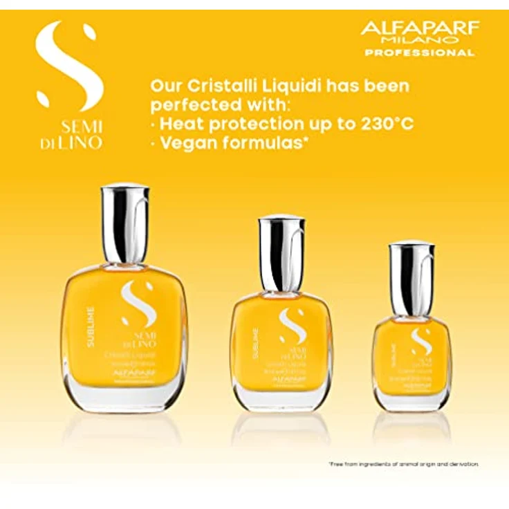 Alfaparf Milano Semi Di Lino Sublime Cristalli Liquidi The Original 50ml - Glanzserum – Bild 4