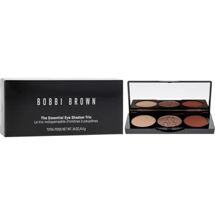 Bobbi Brown Essential Eye Shadow Trios Lidschattenpalette, Farbton Smokey Plum, 4,4 g - mit Metallic-Effekt, leicht aufzutragen und kombinierbar – Bild 3