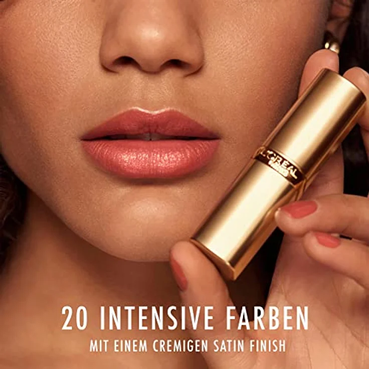 L'Oréal Paris Pflegender Lippenstift mit Satin Finish, Argan-Öl und Vitamin E, Color Riche Satin, Nr. 148 Chez Lui, 1 x 4,3 g – Bild 5