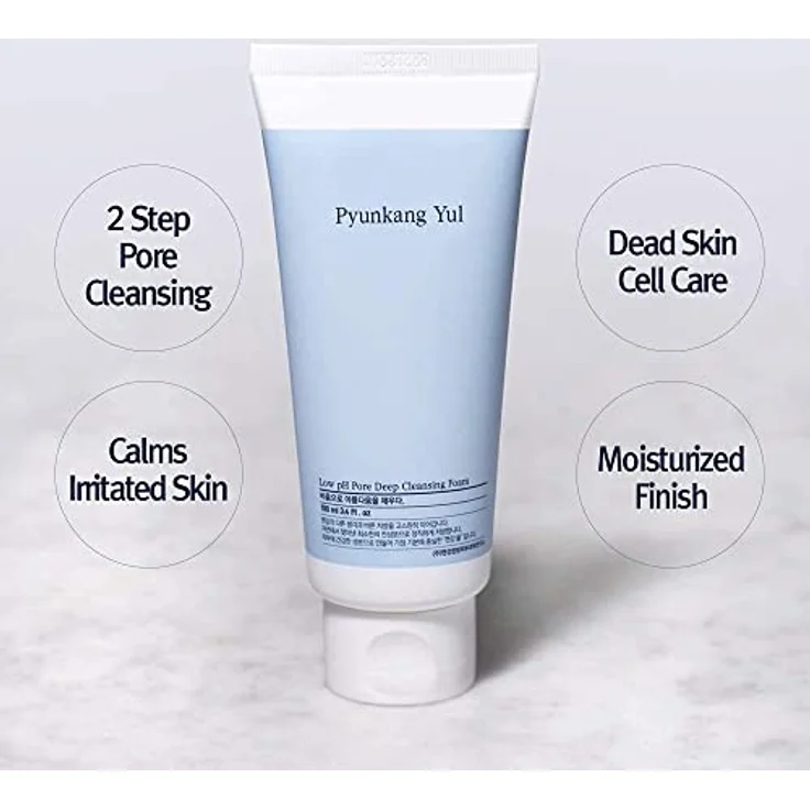 Pyunkang yul Low pH Pore Deep Cleansing Foam - Milder Gesichtsreinigungsschaum 100ml – Bild 2