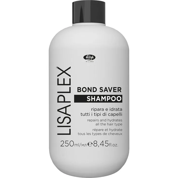 Lisap Lisaplex Bond Saver Shampoo 250 ml, pflegendes Haarshampoo mit pflanzlichem Proteinkomplex zur Reparatur und Hydratation