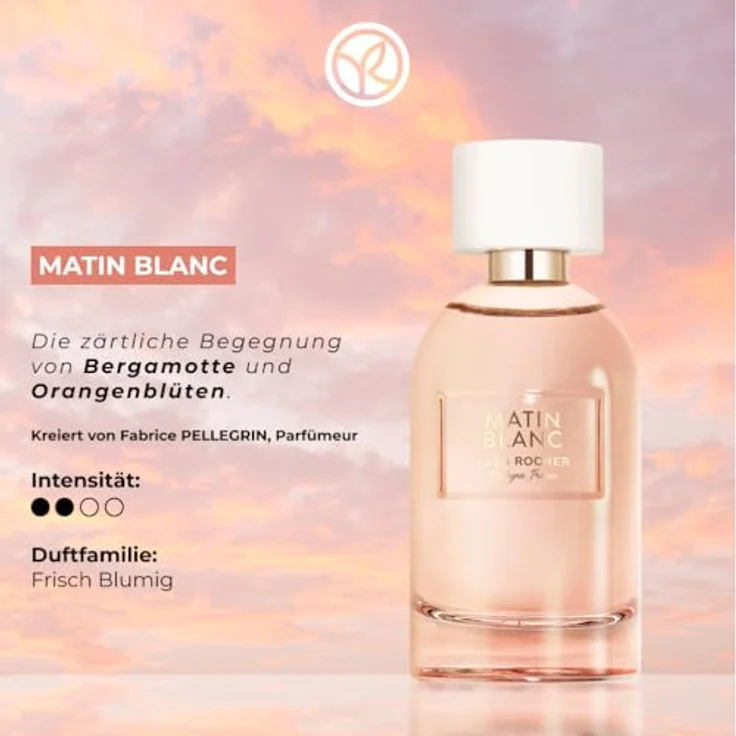 Yves Rocher Pleines Nature, Eau de Parfum Matin Blanc, Ein sonniger Start in den Tag, 100ml Zerstäuber – Bild 3