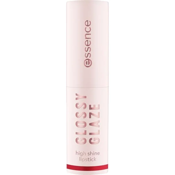 essence cosmetics GLOSSY GLAZE high shine lipstick, Nr. 04, Rot, hochpigmentiert, glänzend, farbintensiv, vegan, ölfrei, ohne Parabene, ohne Mikroplastikpartikel, 1er Pack (1.9g) – Bild 2