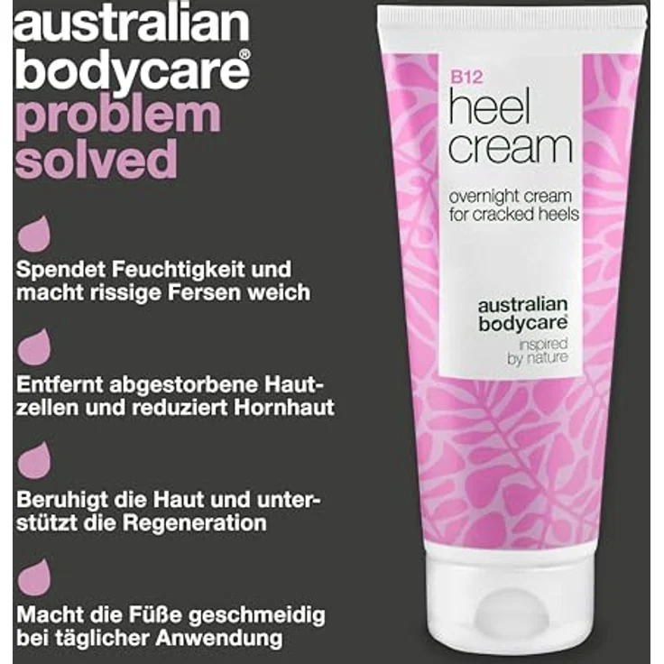 Australian Bodycare Fersencreme 100 ml – Intensive Pflege mit 25% Urea, Vitamin B12, Sheabutter und Allantoin für trockene und rissige Fersen – Bild 3