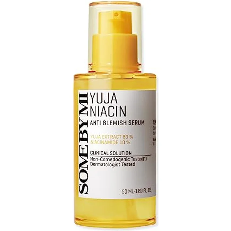 SOME BY MI Yuja Niacin Serum gegen Hautunreinheiten, 50 ml, hergestellt aus 10% Niacinamid und 83% Yuja-Essenz, fortschrittliches Serum zur Aufhellung der Haut und zur Behandlung von – Bild 1