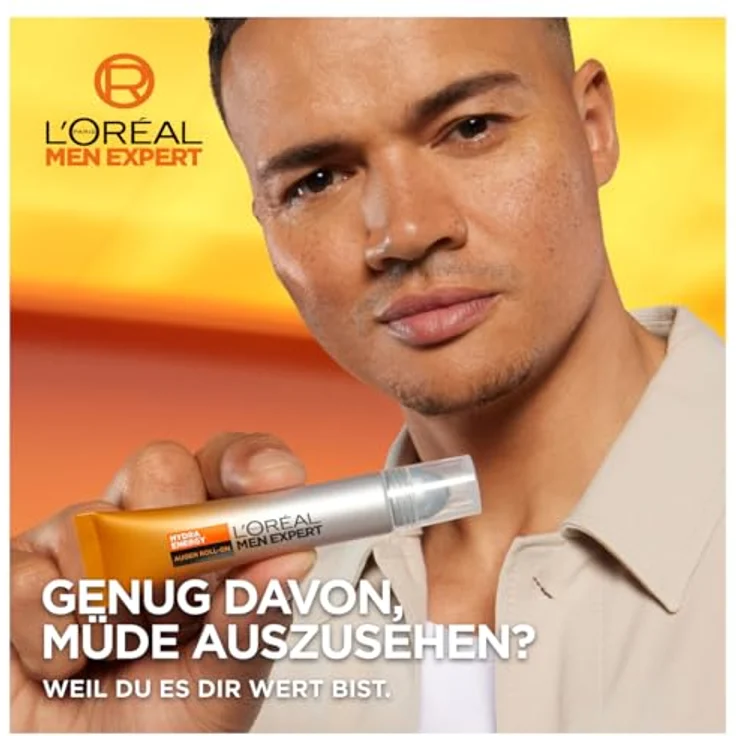 L'Oréal Men Expert Hydra Energy Anti-Müdigkeits Augen Roll-On Augengel 10 ml – Bild 2