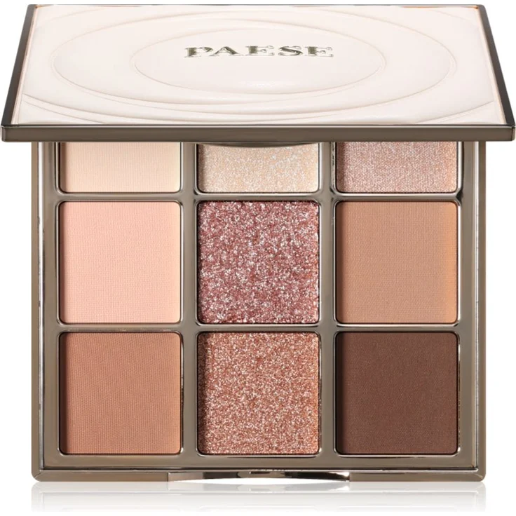 Paese Self Glow Eyeshadow Palette, Lidschattenpalette mit 12.5 g, schimmernd-matte Farben für Tag- und Abend-Make-up