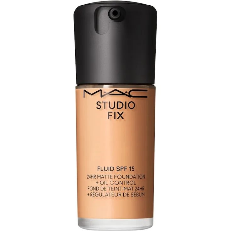 MAC Studio Fix Fluid SPF15 Foundation, 30 ml, C4.5, 24h Halt, Natürliches Finish, ölfrei, nicht-komedogen