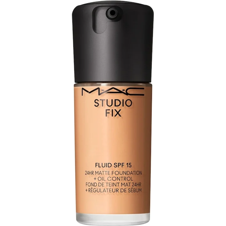 MAC Studio Fix Fluid SPF15 Foundation, 30 ml, C4.5, 24h Halt, Natürliches Finish, ölfrei, nicht-komedogen