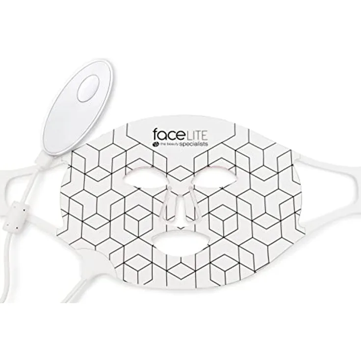 RIO Facelite Evolution, LED-Gesichtsmasken-Massagegerät zur Verbesserung der Hautbeschaffenheit und Festigung der Gesichts-konturen, 1 St.