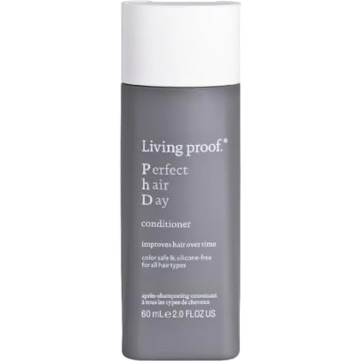 Living Proof Perfect Hair Day Conditioner | All-in-One Feuchtigkeitsspülung für Geschmeidigkeit, Volumen, Pflege, Kräftigung und Glättung der Haare | Vegan, ohne Parabene, Silikone, Sulfate | 60ml
