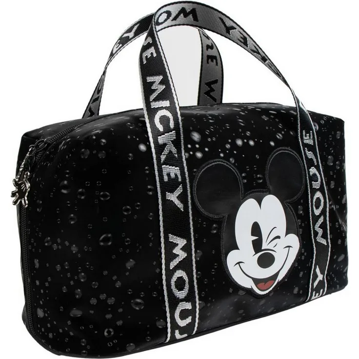 Disney Mickey Mouse Kulturbeutel Damen, Toilettentasche mit mehreren Fächern und wasserabweisendem Material, ideal für Urlaub und Alltag