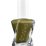 essie langanhaltender Nagellack mit glänzendem Finish, Maniküre ohne UV Licht, Gel Couture, Farbe: Nr. 540 totally plaid, Olivgrün, 1 x 13,5 ml