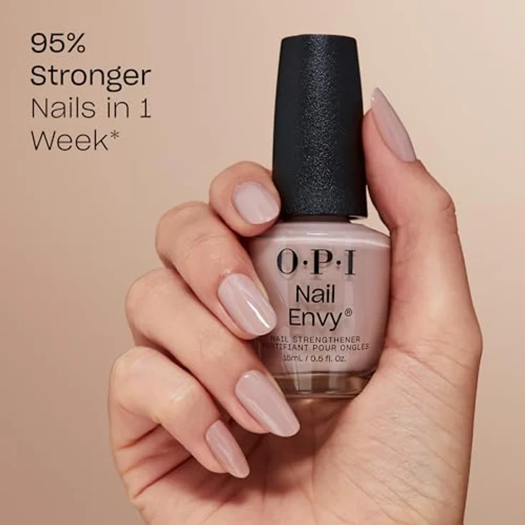 OPI Nail Envy NT228 Double Nude-y 15ml- Nagellack zur Stärkung der Nägel in neutralem Sandfarbton – Bild 2