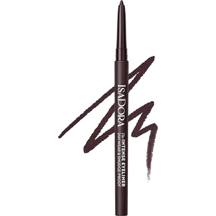IsaDora The Intense 24H Wear & Smudge-proof Eyeliner, vegane Formel, hochpigmentierte Textur, 0,35 g