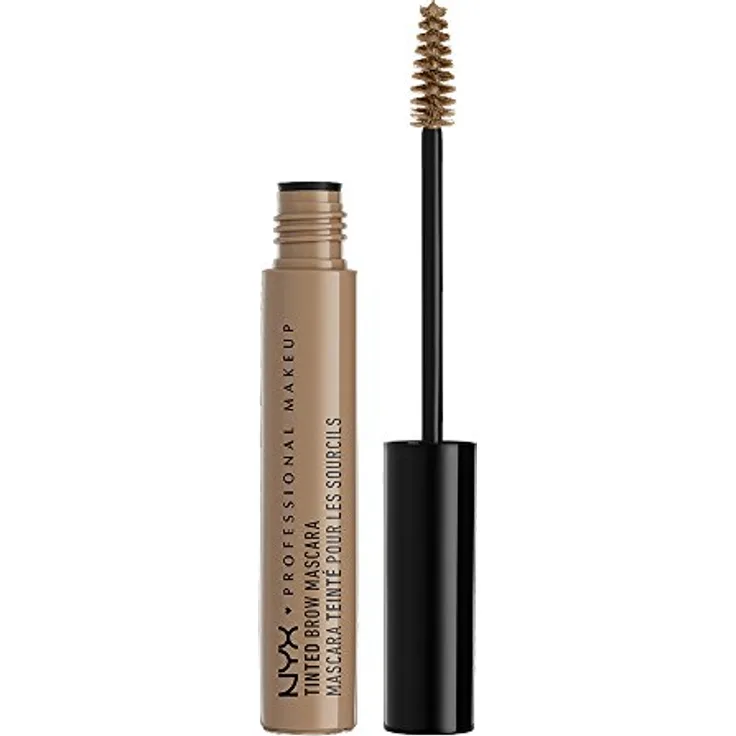 NYX Professional Makeup Tinted Brow Mascara, Getönte Augenbrauen-Mascara, Augenbrauenfarbe, Cremige Gel-Textur für volle, geformte Brauen, 6,5 ml, Farbton: Blonde