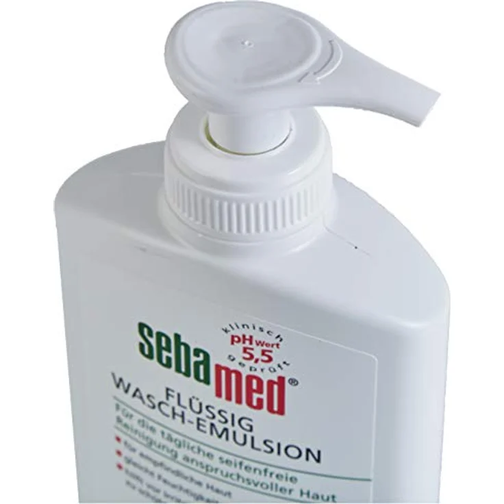 SEBAMED flüssig Waschemulsion m.Olive m.Spender 200 ml – Bild 3