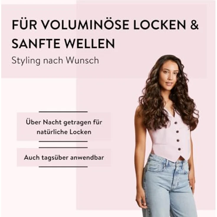 PARSA BEAUTY Hair Hero Day & Night Styler Small – Locken ohne Hitze, satinbeschichtet, für voluminöse Locken & sanfte Wellen – Bild 4