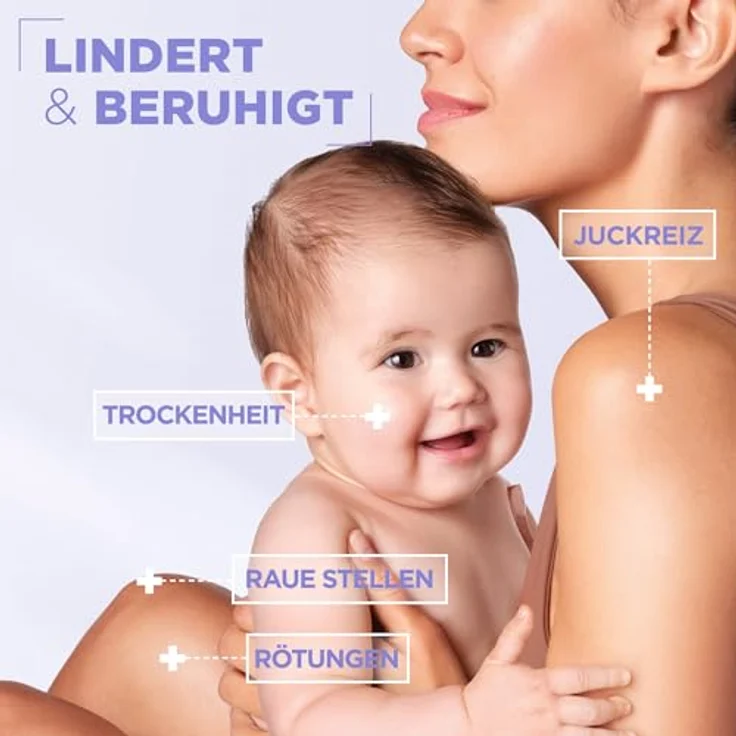 Mixa Panthenol Comfort Hautberuhigende Creme, Pflegecreme für Neurodermitis-neigende Haut, 400 ml – Bild 3