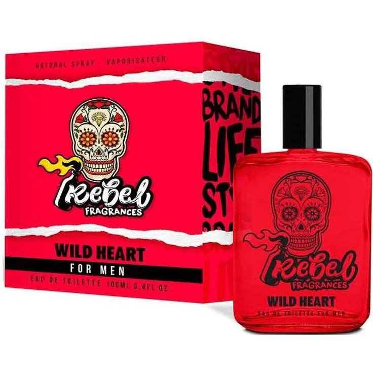 Rebel Wild Heart Man Eau De Toilette 100ml, Herrenduft von Rebel Love, rezeptfrei
