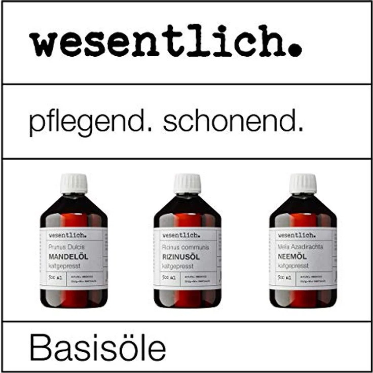 wesentlich. Rizinusöl kaltgepresst 1000ml - 100% reines Rizinusöl - für Haut und Haare, Wimpern und Augenbrauen – Bild 2