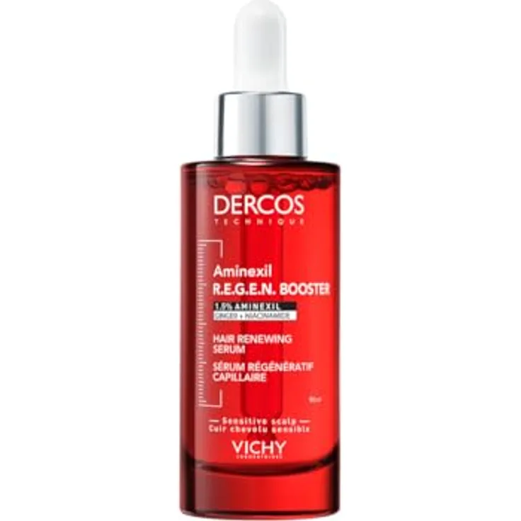 Vichy Dercos Serum R.E.G.E.N, Haarregenerativer Booster mit 1,5 % Aminexil und Ingwerextrakt, 90ml