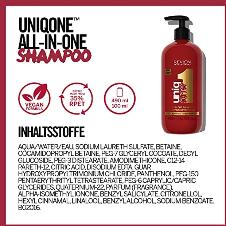 Uniq One Shampoo 490 ml – Bild 5