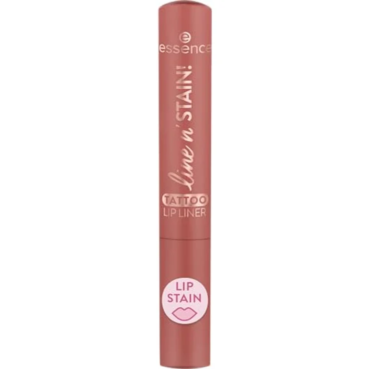 essence line n' STAIN! TATTOO LIP LINER, Nr. 02, Braun, langanhaltend, definierend, vegan, ohne Parfüm, 1er Pack (2.5ml) – Bild 2