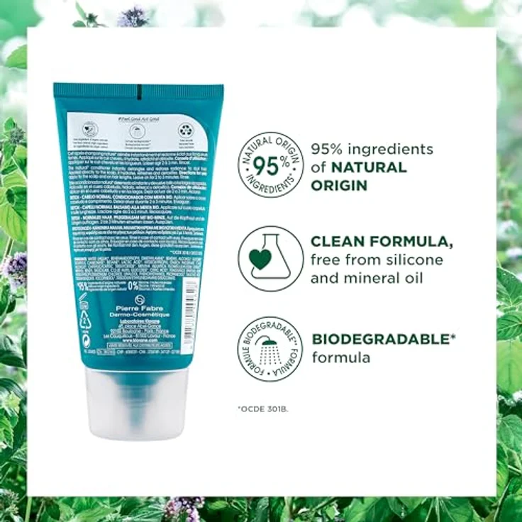 Klorane Anti-Pollution Protective Conditioner Aquatic Mint 150 ml – Bild 4