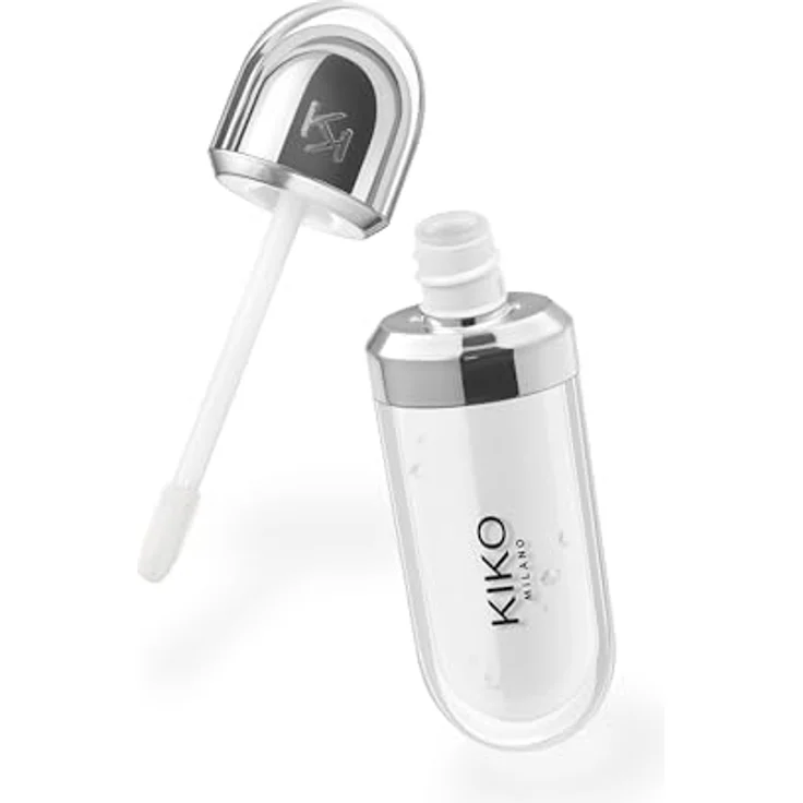 KIKO Milano 3D Hydra Lipgloss, Hydratisierendes Lipgloss mit hochglänzendem Finish, Farbton 01 Clear, 6.5 ml – Bild 3