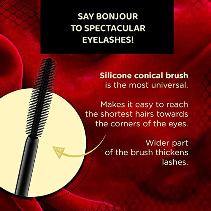 Eveline Cosmetics Variété Mascara, Verdickung und Verlängerung 10 ml, Schwarz – Bild 4