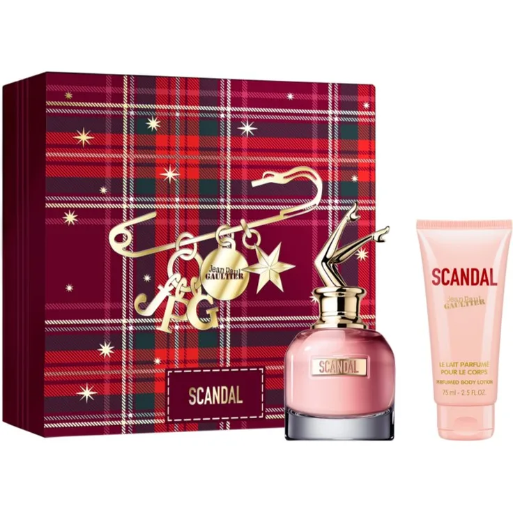 Jean Paul Gaultier Scandal Geschenkset für Damen, Eau de Parfum 50 ml und parfümierte Bodylotion 75 ml