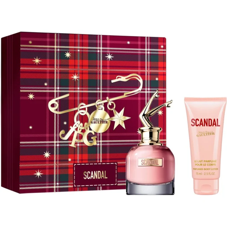 Jean Paul Gaultier Scandal Geschenkset für Damen, Eau de Parfum 50 ml und parfümierte Bodylotion 75 ml
