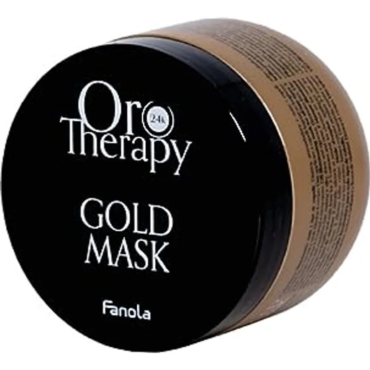 Fanola Orotherapy Gold Mask, Maschera Illuminante per Tutti i Tipi di Capelli, 300 ml
